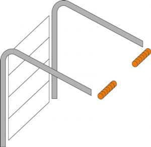 Niedrigsturzumlenkung Torsionsfedern-System | Garagensektionaltor CLASSIC